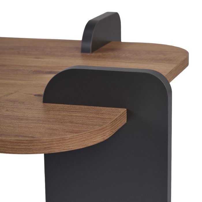 Nordure Mesa de centro Renard - Atlantic Pine, Anthracite